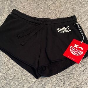 Women's Black Athletic Shorts